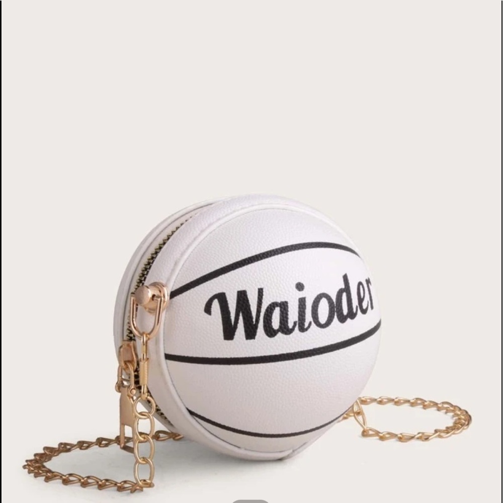 basketball Shaped Crossbody Bag